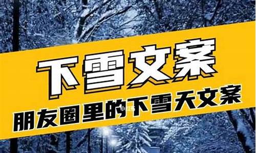 下雪的文案短句_下雪的文案短句唯美