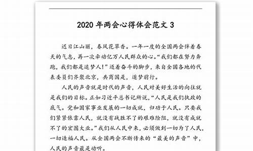 两会心得体会300字