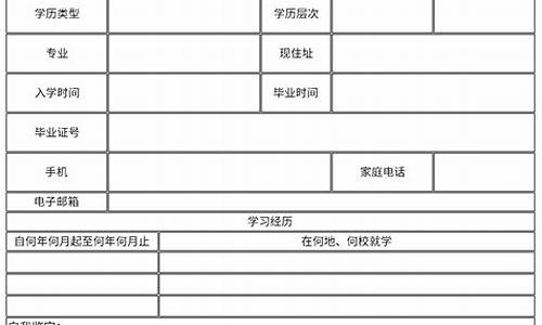 毕业生登记表自我鉴定怎么写_毕业生登记表自我鉴定怎么写大专